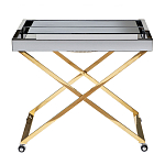 Стол сервировочный с зеркальной столешницей Splendid Serving Table варинант исполнения - 1 | Loft Concept во Владивостоке