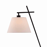 Торшер с черным наклонным корпусом и конусовидным абажуром Black Tripod варинант исполнения - 1 | Loft Concept во Владивостоке