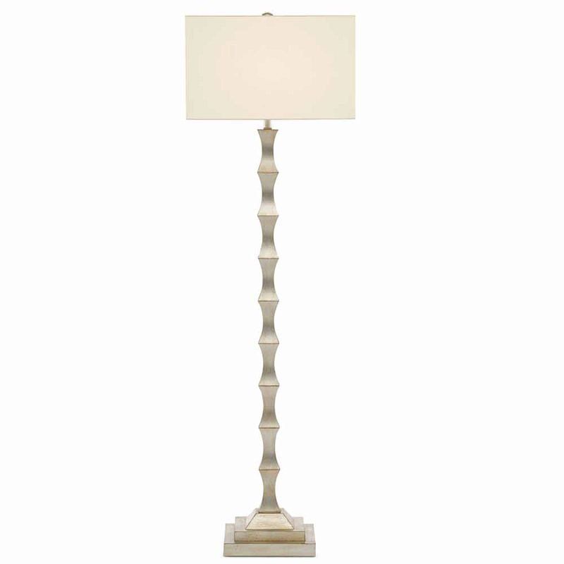 Торшер с фактурным каркасом и прямоугольным тканевым абажуром Shiye and Simplicity Серый ivory ( слоновая кость ) Торшер с фактурным каркасом и прямоугольным тканевым абажуром Shiye and Simplicity Серый ivory ( слоновая кость ) во Владивостоке | Loft Concept