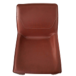 Стул коричневый из искуственной кожи на 4-х ножках Enigma Brown варинант исполнения - 3 | Loft Concept во Владивостоке