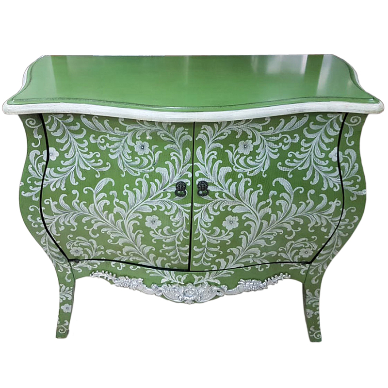Комод White and Green Lace Зеленый Белый Комод White and Green Lace Зеленый Белый во Владивостоке | Loft Concept
