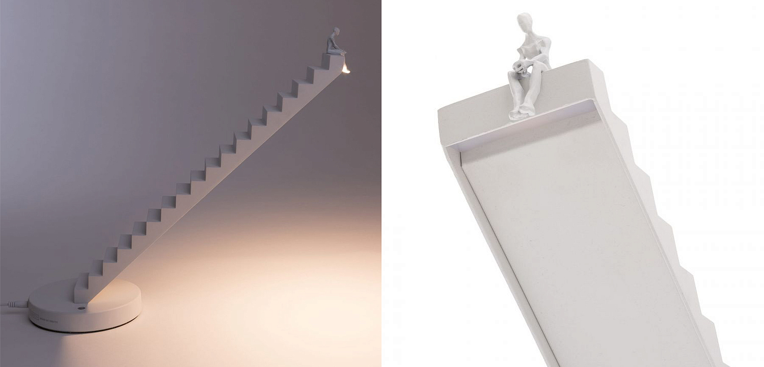 Настольная лампа Seletti Verso Lamp White Настольная лампа Seletti Verso Lamp White - Loft-Concept во Владивостоке