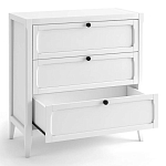 Комод с 3-мя ящиками белый Silva White Chest of Drawers варинант исполнения - 3 | Loft Concept во Владивостоке