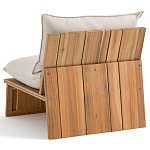 Уличное кресло из массива акации Trivett Wooden Chair варинант исполнения - 4 | Loft Concept во Владивостоке