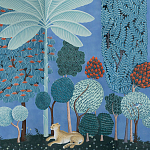 Мебельная ткань Oasis Blue Велюр  варинант исполнения - 1 | Loft Concept во Владивостоке