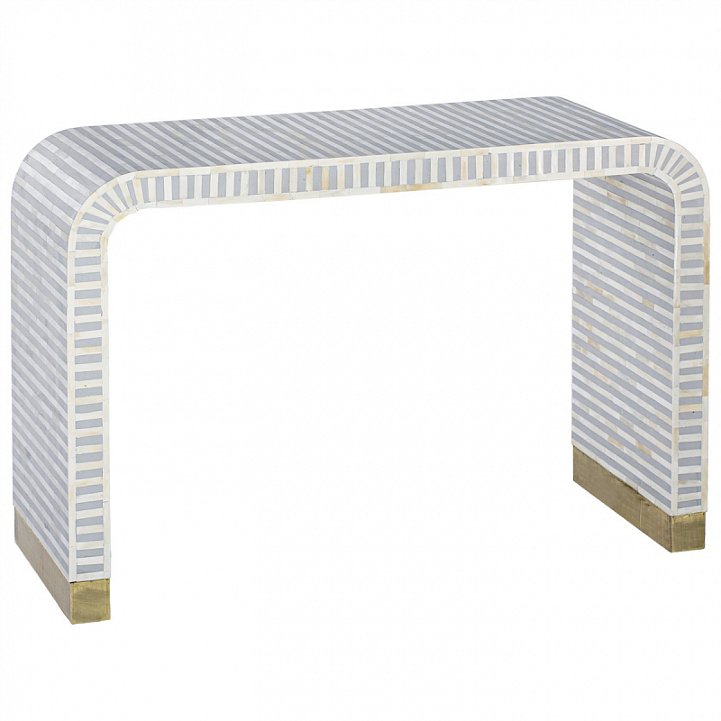 Beacon Console Table - Grey Серый Белый Beacon Console Table - Grey Серый Белый во Владивостоке | Loft Concept