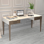 Рабочий стол с прямоугольной белой столешницей и 2-мя ящиками Harper Line варинант исполнения - 2 | Loft Concept во Владивостоке