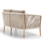 Дизайнерский уличный диван из массива дерева BOBOLI Sofa варинант исполнения - 5 | Loft Concept во Владивостоке