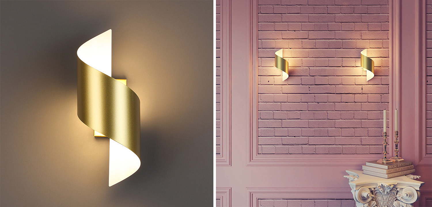 Бра Gold Locken Wall Lamp Бра Gold Locken Wall Lamp - Loft-Concept во Владивостоке