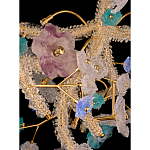 Люстра круглая с цветочным декором Miscellaneous herbs варинант исполнения - 2 | Loft Concept во Владивостоке