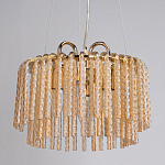 Люстра с подвесными рифлеными стеклянными трубками Nembus варинант исполнения - 4 | Loft Concept во Владивостоке