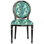 Стул из натурального бука Ikat Pattern бирюзовый варинант исполнения - 1 | Loft Concept во Владивостоке