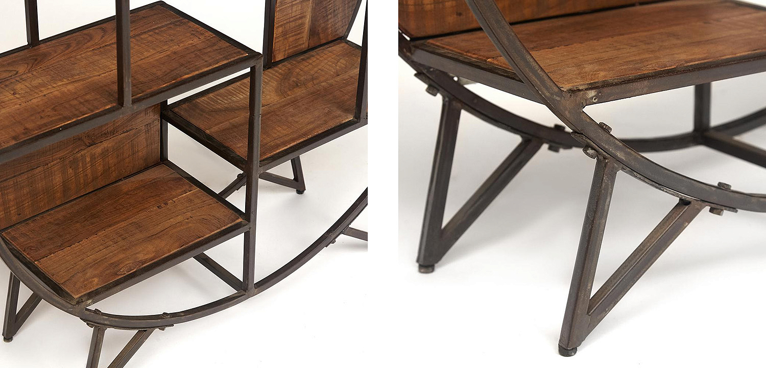 Стеллаж Acacia Shelving Renfrey Стеллаж Acacia Shelving Renfrey - Loft-Concept во Владивостоке