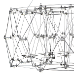 Люстра с тонкой металлической конструкцией цвета хром Quasar варинант исполнения - 4 | Loft Concept во Владивостоке