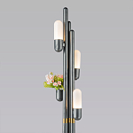 Торшер светодиодный с серым металлическим каркасом Generosity варинант исполнения - 2 | Loft Concept во Владивостоке