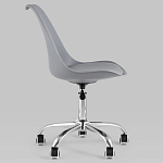 Офисный стул на металлическом основании EGGERY Grey пластик варинант исполнения - 2 | Loft Concept во Владивостоке