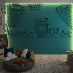 Барельеф OWLS варинант исполнения - 3 | Loft Concept во Владивостоке