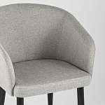 Мягкое кресло на металлических ножках Shaggy Grey варинант исполнения - 6 | Loft Concept во Владивостоке