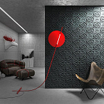 Гипсовая 3D Панель M-37 варинант исполнения - 2 | Loft Concept во Владивостоке