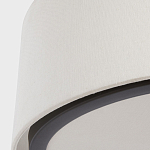 Потолочный светильник с круглым хлопковым абажуром Frosted Diffuser варинант исполнения - 3 | Loft Concept во Владивостоке