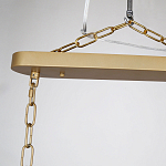 Люстра подвесная овальная со стеклянными трубками Длина 100 см Nembus варинант исполнения - 2 | Loft Concept во Владивостоке