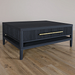 Кофейный стол Primo с двумя ящиками Черный дуб варинант исполнения - 1 | Loft Concept во Владивостоке