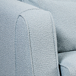 Диван Seldon с мягкими подушками голубое букле варинант исполнения - 2 | Loft Concept во Владивостоке