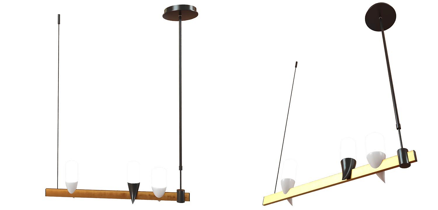 Люстра Ebenezer Chandelier Linear black 60 Люстра Ebenezer Chandelier Linear black 60 - Loft-Concept во Владивостоке