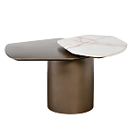 Столик журнальный Promontory с мрамором варинант исполнения - 1 | Loft Concept во Владивостоке