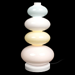 Настольная лампа из стеклянных сфер в пастельных тонах Высота 40 см Pastel Lunaria варинант исполнения - 1 | Loft Concept во Владивостоке