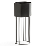 Кашпо Elevated Planters Сlive 59 черное  варинант исполнения - 1 | Loft Concept во Владивостоке