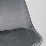 Стул с мягким велюровым сиденьем Arvika Grey варинант исполнения - 7 | Loft Concept во Владивостоке