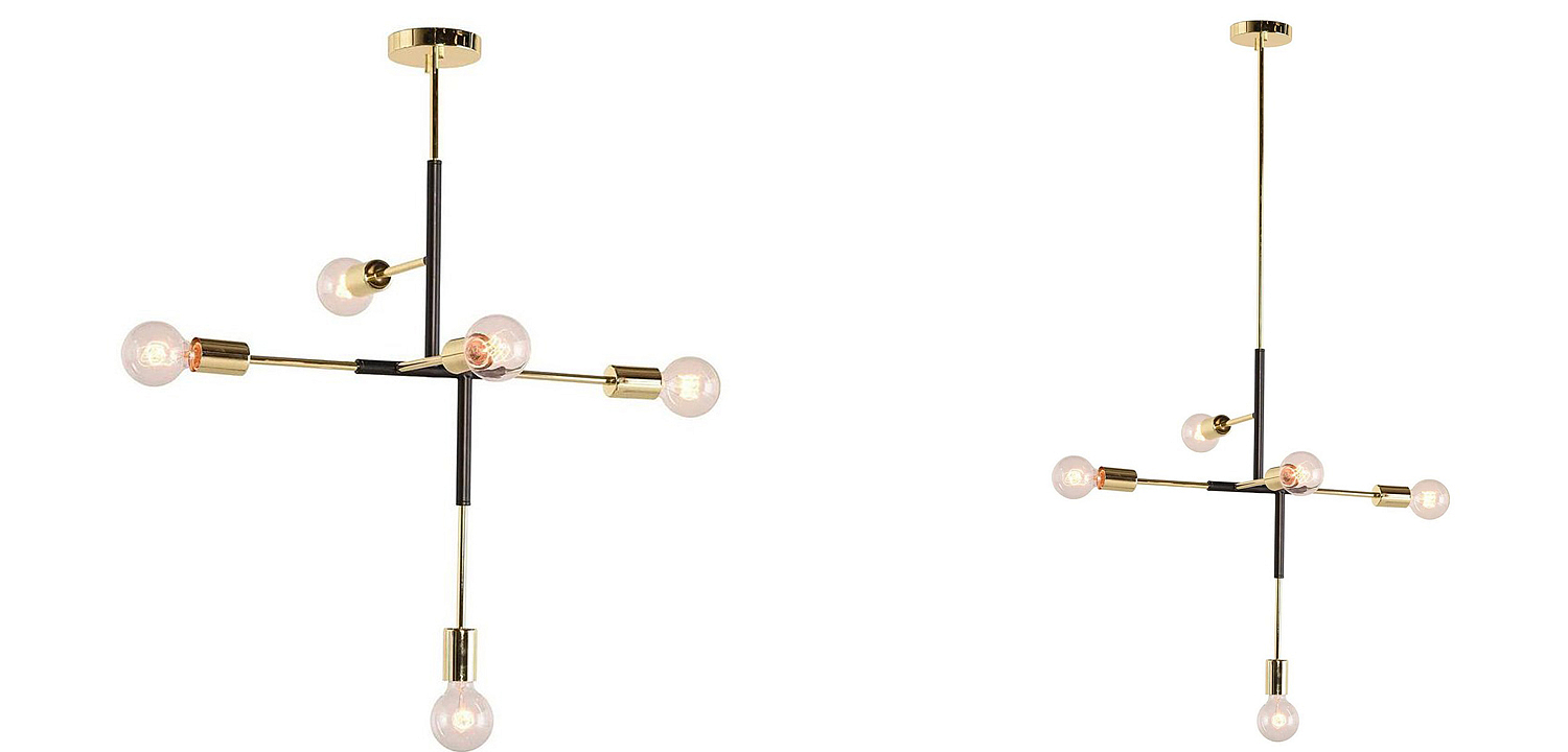 Люстра Atomium Chandelier black Люстра Atomium Chandelier black - Loft-Concept во Владивостоке