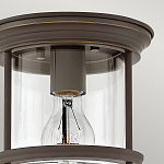 Потолочный светильник для ванных комнат со стеклянным плафоном и одной лампой Hinkley варинант исполнения - 10 | Loft Concept во Владивостоке