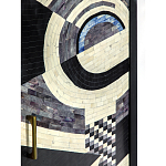 Буфет в гостиную с инкрустацией  Bone Inlay sideboard - 2 doors варинант исполнения - 4 | Loft Concept во Владивостоке