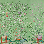 Обои ручная роспись Belvoir Pistachio варинант исполнения - 2 | Loft Concept во Владивостоке