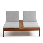 Шезлонг двухместный из эвкалипта Sunset варинант исполнения - 3 | Loft Concept во Владивостоке