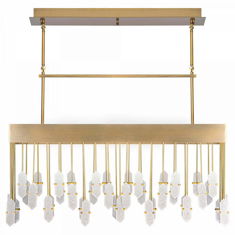 Люстра Kelly Wearstler Halcyon Linear Pendant Латунь во Владивостоке | Loft Concept 