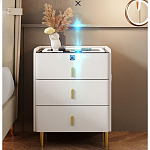 Умная прикроватная тумбочка c зарядкой для телефона Smart Furniture варинант исполнения - 2 | Loft Concept во Владивостоке