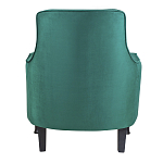 Кресло с мягкой обивкой из велюра на 4-х ножках из массива березы Scarlett Armchair green варинант исполнения - 3 | Loft Concept во Владивостоке