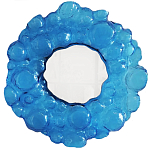 Дизайнерское Зеркало из синего стекла Blue Bubbles Mirror  варинант исполнения - 3 | Loft Concept во Владивостоке