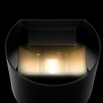 Уличный настенный светильник цилиндрической формы черного цвета из металла Urban Minimalist варинант исполнения - 5 | Loft Concept во Владивостоке