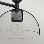 Люстра с 3-мя прозрачными полусферическими плафонами из стекла Alora Mood варинант исполнения - 9 | Loft Concept во Владивостоке