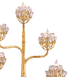 Бра золотое в виде растения Golden Flower Glade варинант исполнения - 1 | Loft Concept во Владивостоке