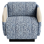 Дизайнерское Кресло William с кожаными подлокотниками  варинант исполнения - 2 | Loft Concept во Владивостоке