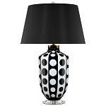 Настольная лампа черно-белый горох Interaction варинант исполнения - 3 | Loft Concept во Владивостоке