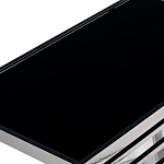 Столик журнальный с черной стеклянной столешницей Embodiment of Contemporary Art  варинант исполнения - 2 | Loft Concept во Владивостоке