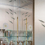 Обои ручная роспись Jakuchu Original colourway on Tarnished Silver gilded paper варинант исполнения - 2 | Loft Concept во Владивостоке