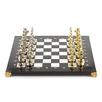 Шахматы Ренессанс с доской из натурального мрамора Decorative Thematic Chess варинант исполнения - 1 | Loft Concept во Владивостоке