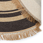 Ковер из комбинированного состава с узором Circles of goodness варинант исполнения - 4 | Loft Concept во Владивостоке